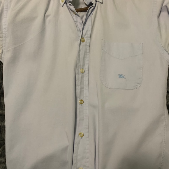 Burberry - Light Blue Long Sleeve Button Shirt - Picture 6 of 6